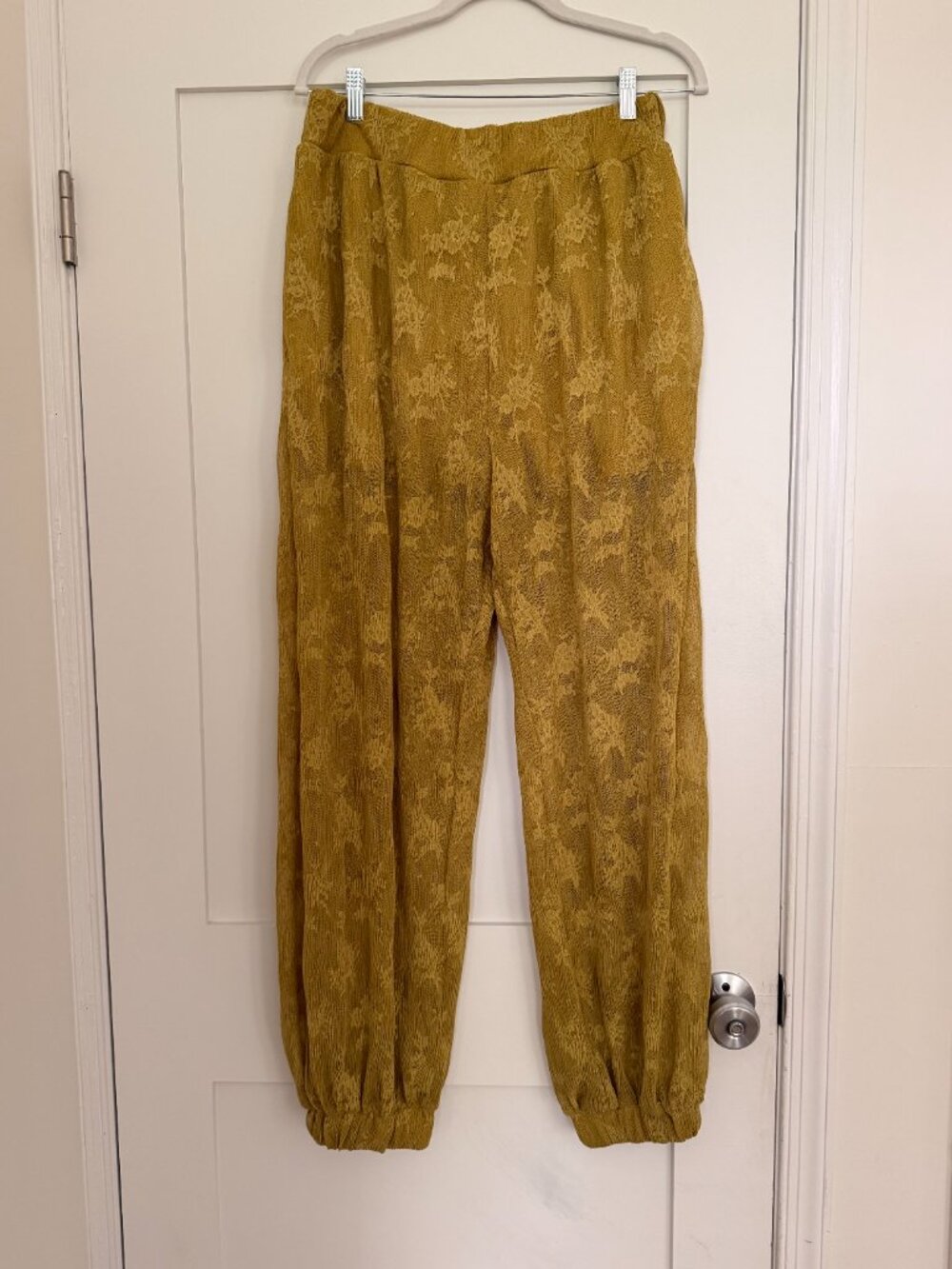 NWT Maeve Sheer Lace Balloon Pants - Picture 3 of 5
